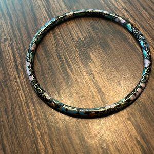 Cloissione thin bangle bracelet